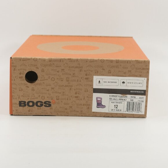 Bogs Grasp Flowers 'Purple Multi' Boots 78759-540 Multi-Size - Picture 9 of 14